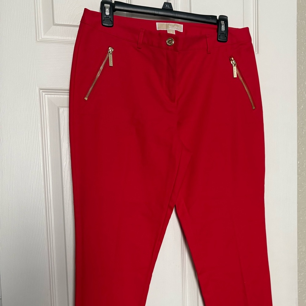 Michael Kors Red Pants NWOT 8